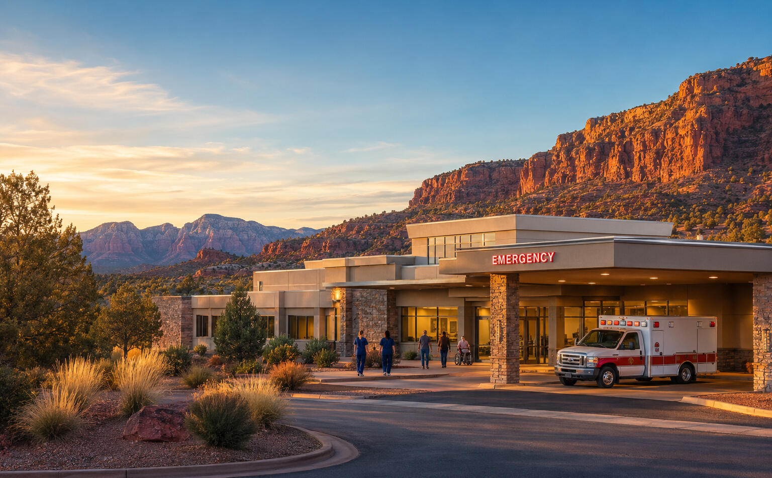 Rural Arizona Emergency Department. Rural Arizona Emergency Department