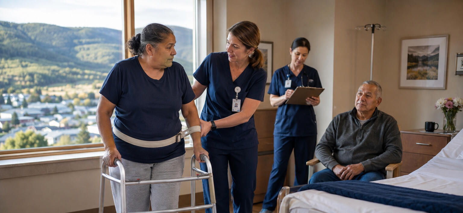 Rural inpatient and swing-bed care Clinicians supporting older adult patients during inpatient recovery at a rural hospital